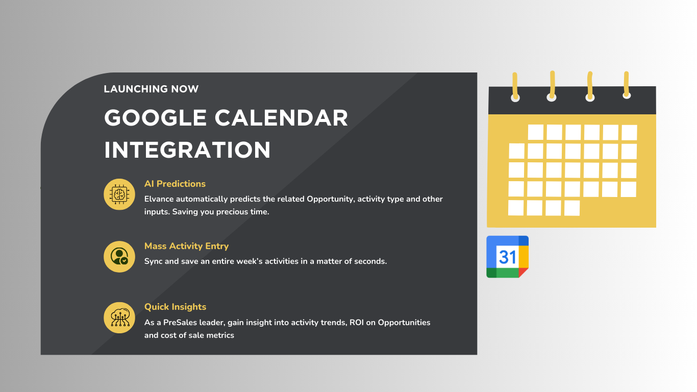 Introducing Elvance’s New Google Calendar Integration